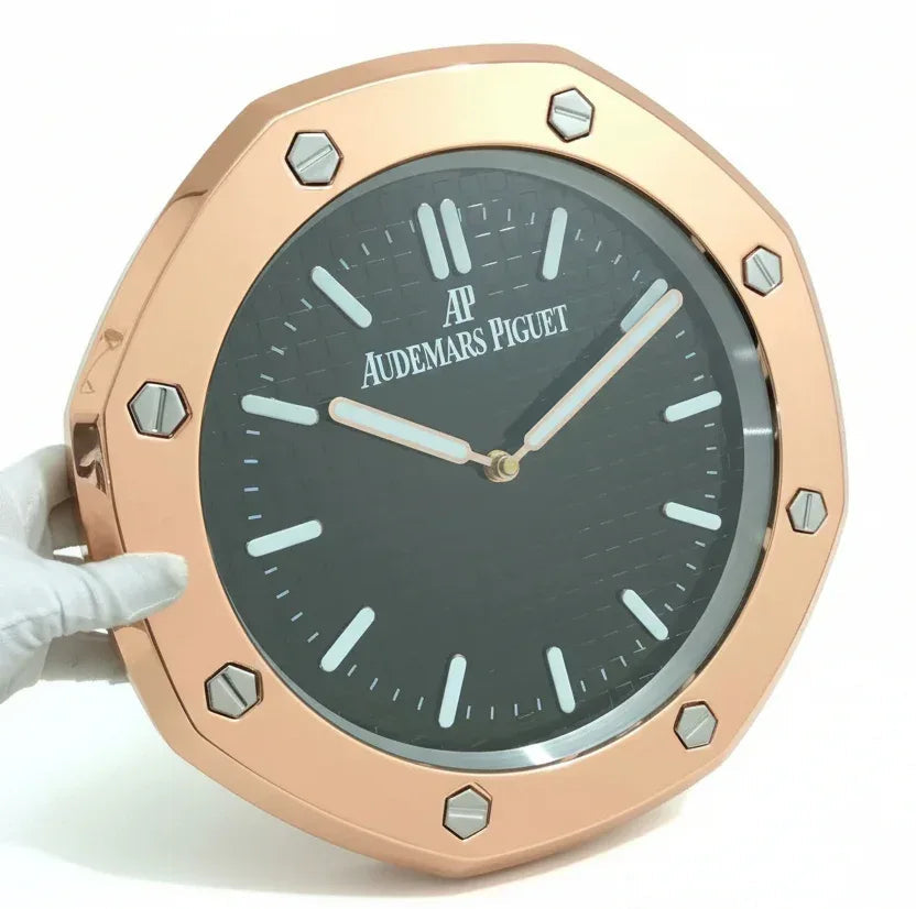 Orologio da Parete Royal Oak 34cm Acciaio Inox Design - Moon24