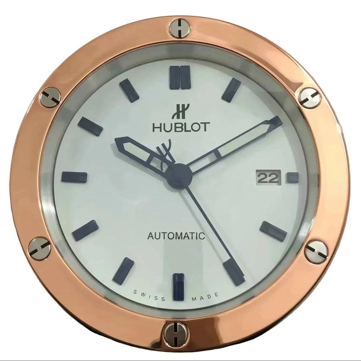 Orologio da Parete Classic Fusion 35cm Acciaio Spazzolato - Moon24