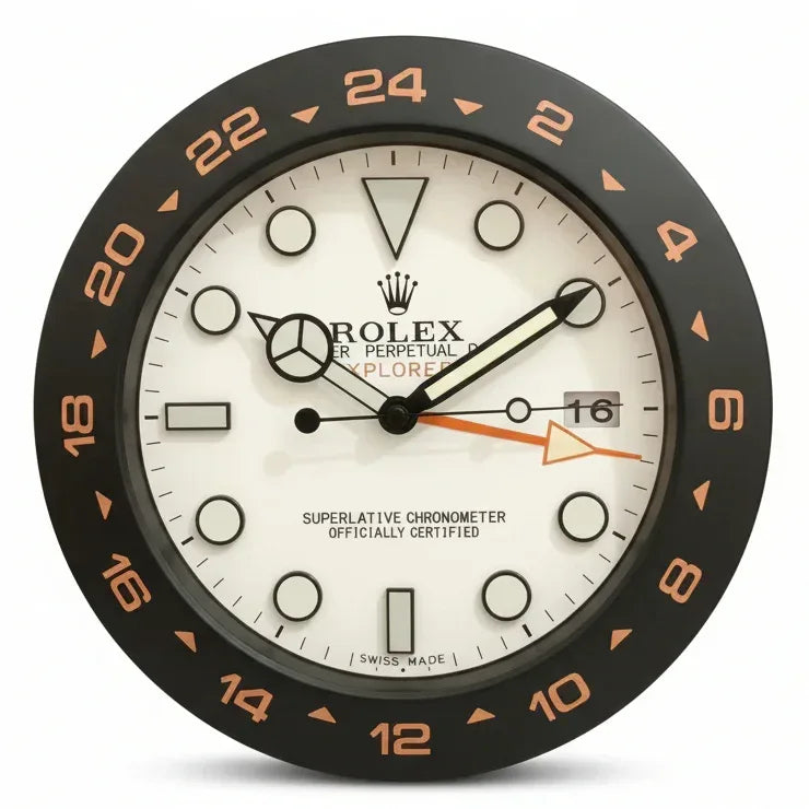 Orologio da Parete Explorer 35cm Acciaio Inox Avventura - Moon24
