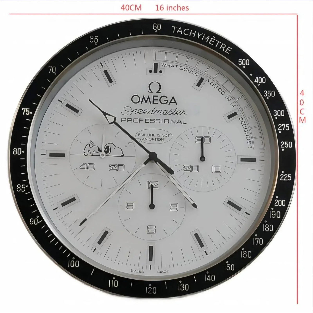Orologio Speed Special 40cm da Parete - Design Lusso - Moon24