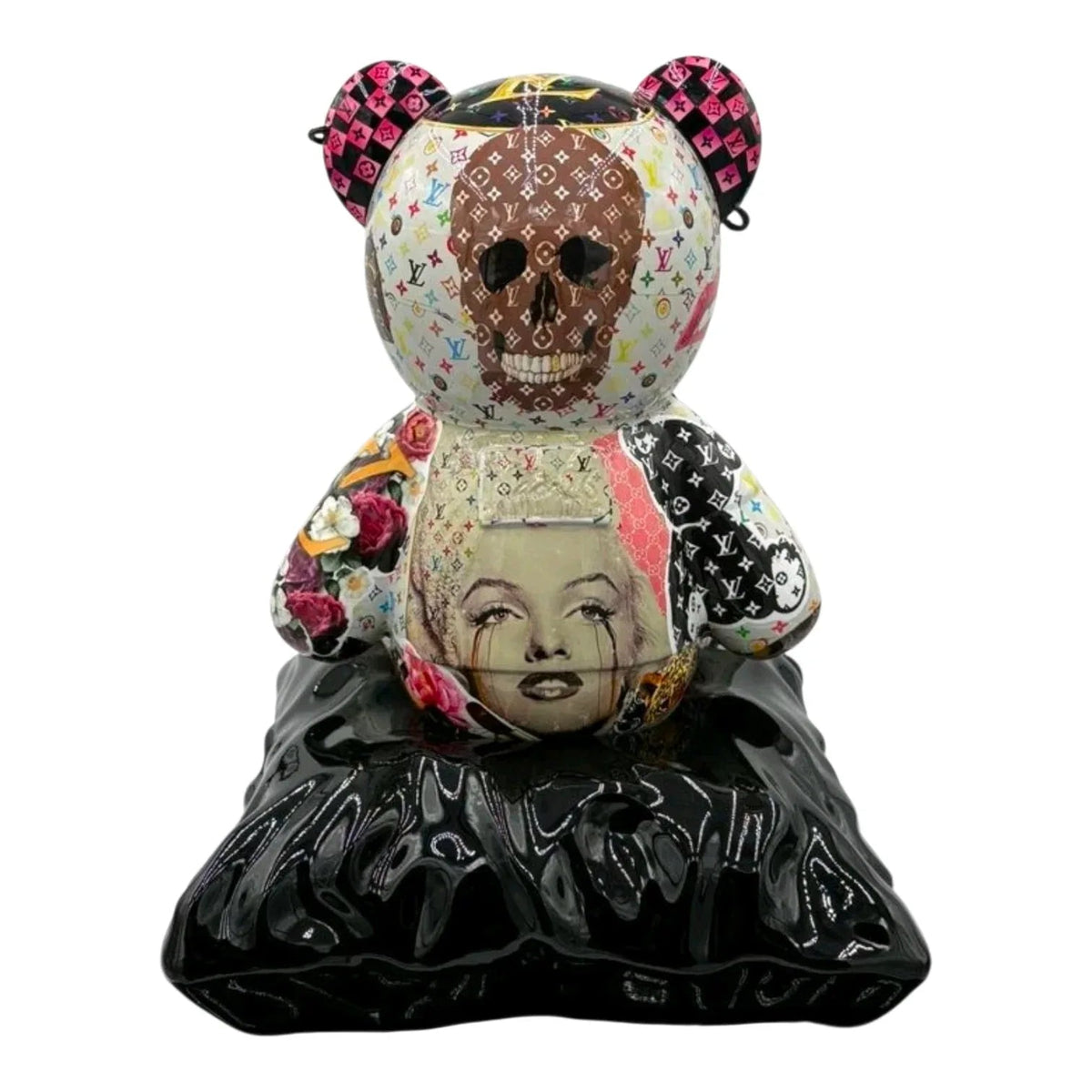 Teddy For Louis Vuitton Pop Lux – Scultura Pop Art Edizione Limitata | Naor26