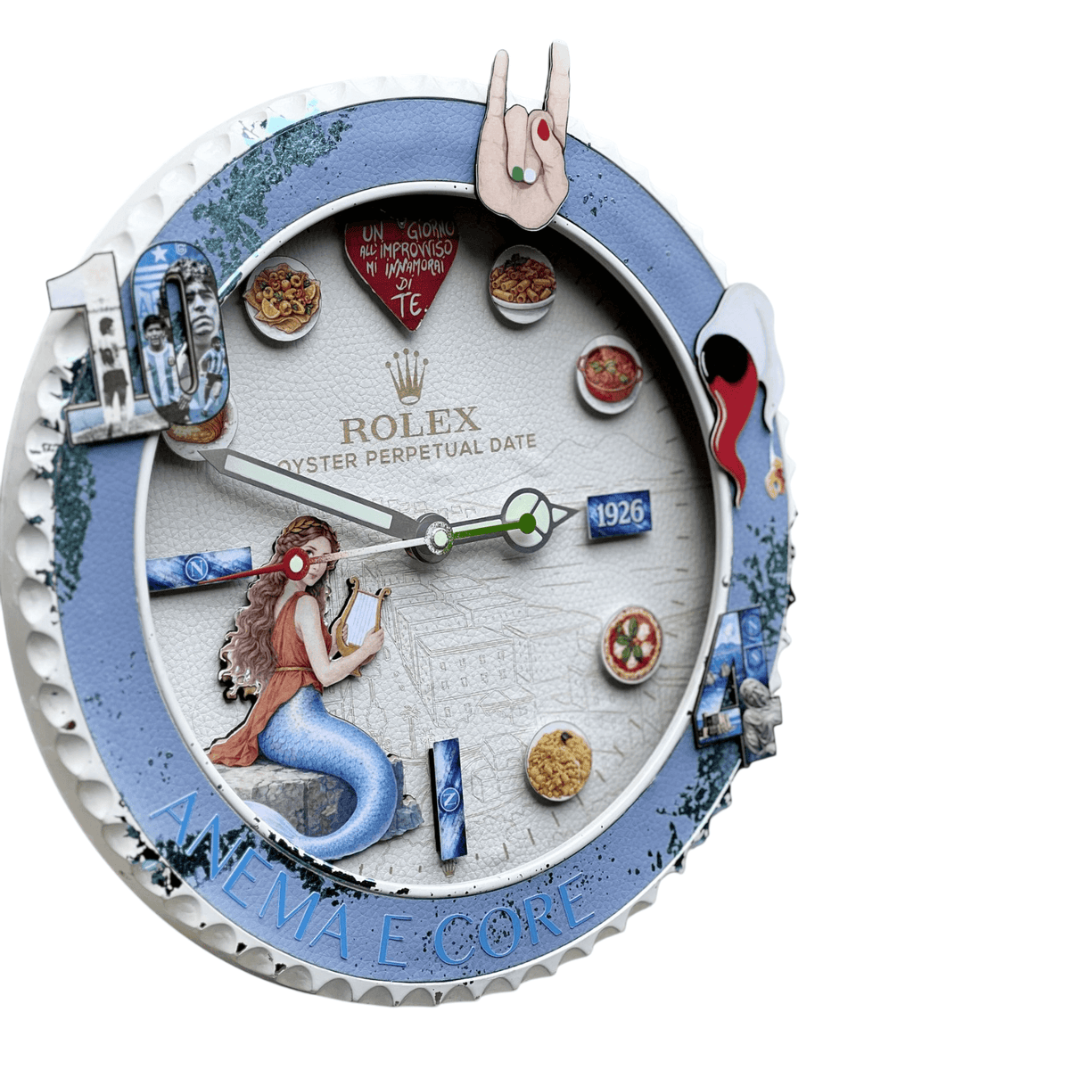 Orologio da Parete Custom Pop Art – Napoli Edition