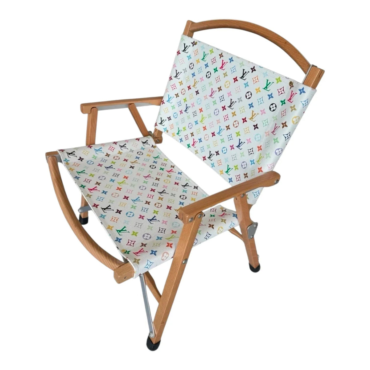 Poltrona Pieghevole Custom Luxury Ispirata a Louis Vuitton – Multicolor