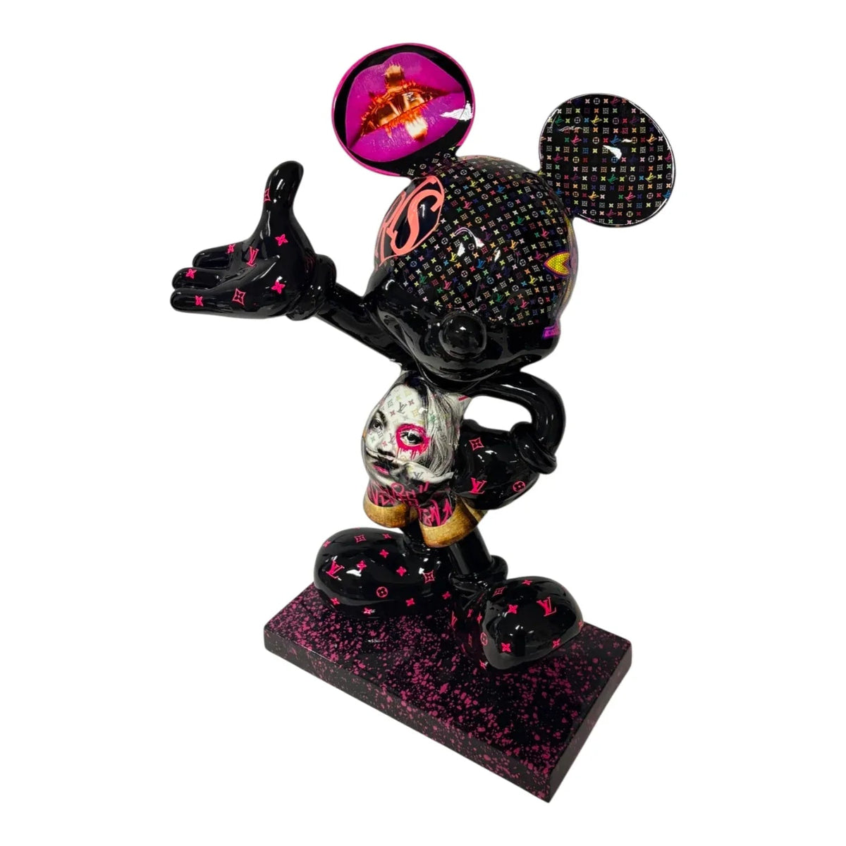 Mickey Vuitton Top Pop Art – Scultura Arte Limitata | Naor26