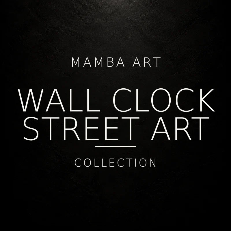Wall Clock Street Art
