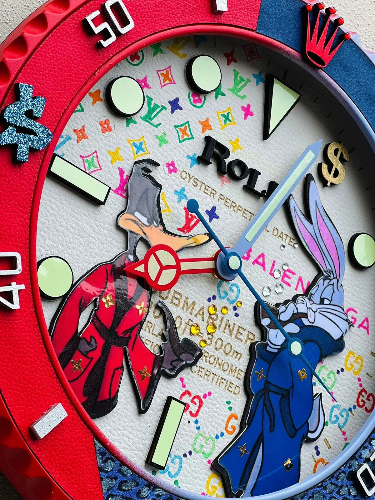 Orologio Bugs Bunny and Daffy Duck da Parete - Moon24