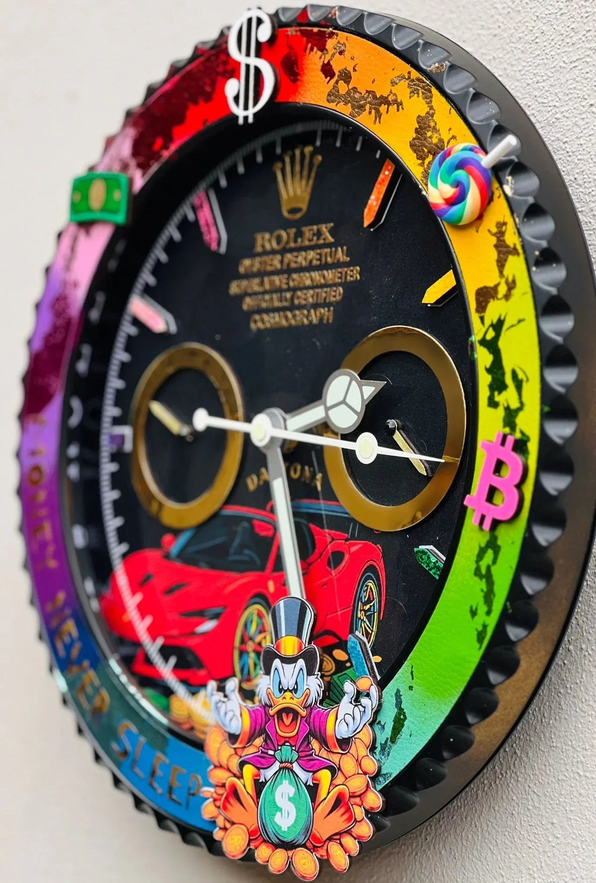 Orologio The Rich FS90 Custom da Parete - Moon24