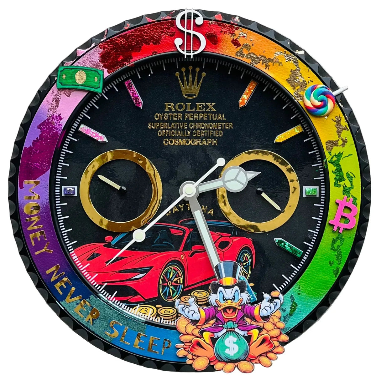 Orologio The Rich FS90 Custom da Parete - Moon24