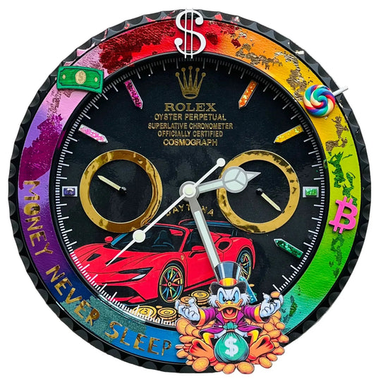 Orologio The Rich FS90 Custom da Parete - Moon24