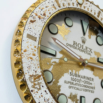 Orologio Golden Skin Custom da Parete - Moon24