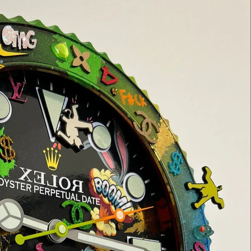 Orologio The Crazy Rabbit Custom da Parete - Moon24
