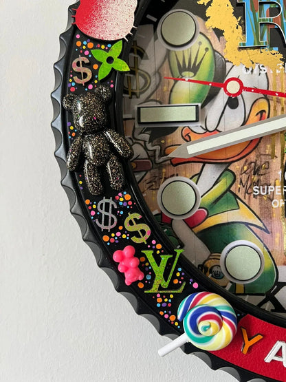 Orologio The Crazy Duck Custom da Parete - Moon24