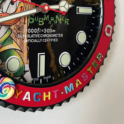 Orologio The Crazy Duck Custom da Parete - Moon24
