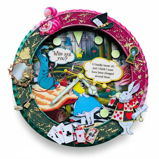 Orologio “Wonderland Edition” Custom da Parete - Moon24