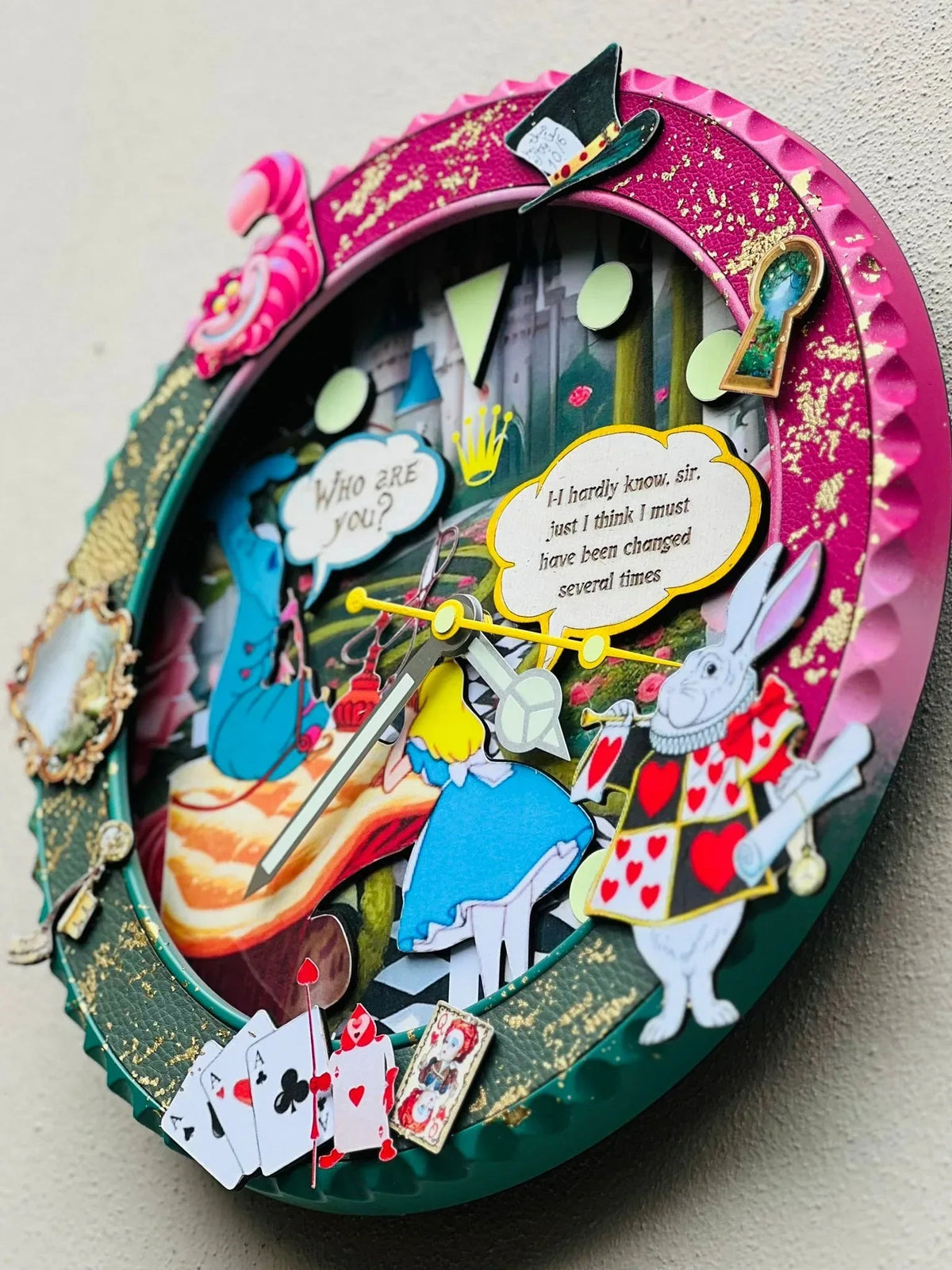 Orologio “Wonderland Edition” Custom da Parete - Moon24