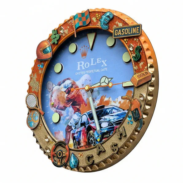 Orologio “Full Throttle – Racing Spirit Edition” Custom da Parete - Moon24