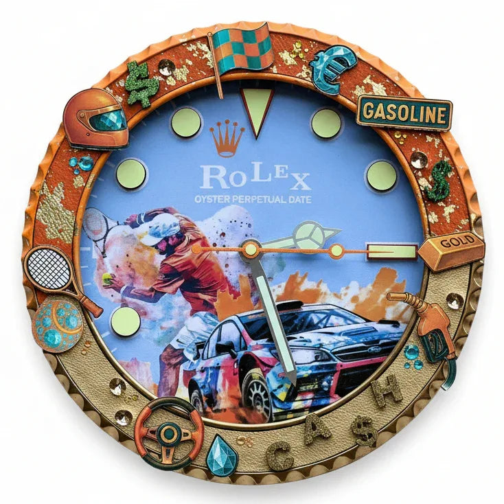 Orologio “Full Throttle – Racing Spirit Edition” Custom da Parete - Moon24