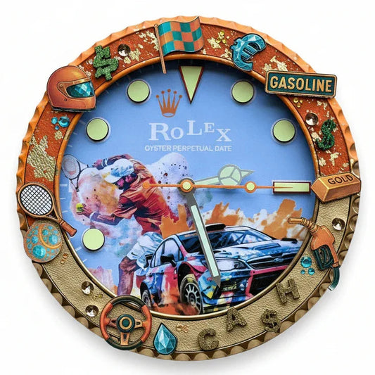 Orologio “Full Throttle – Racing Spirit Edition” Custom da Parete - Moon24