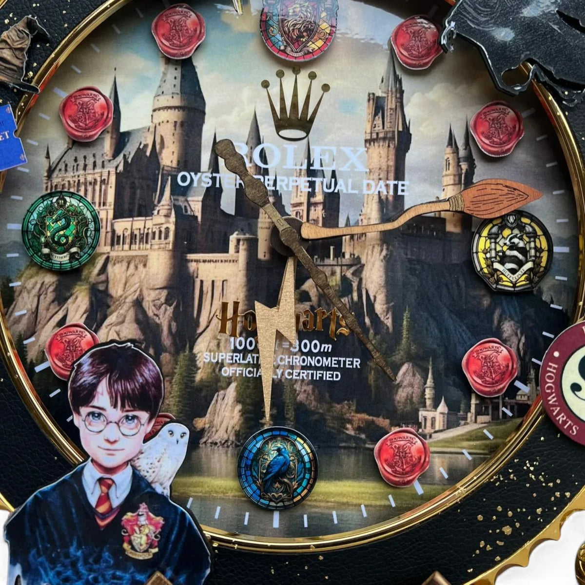 Orologio da Parete Custom Pop Art – Hogwarts x Harry Potter