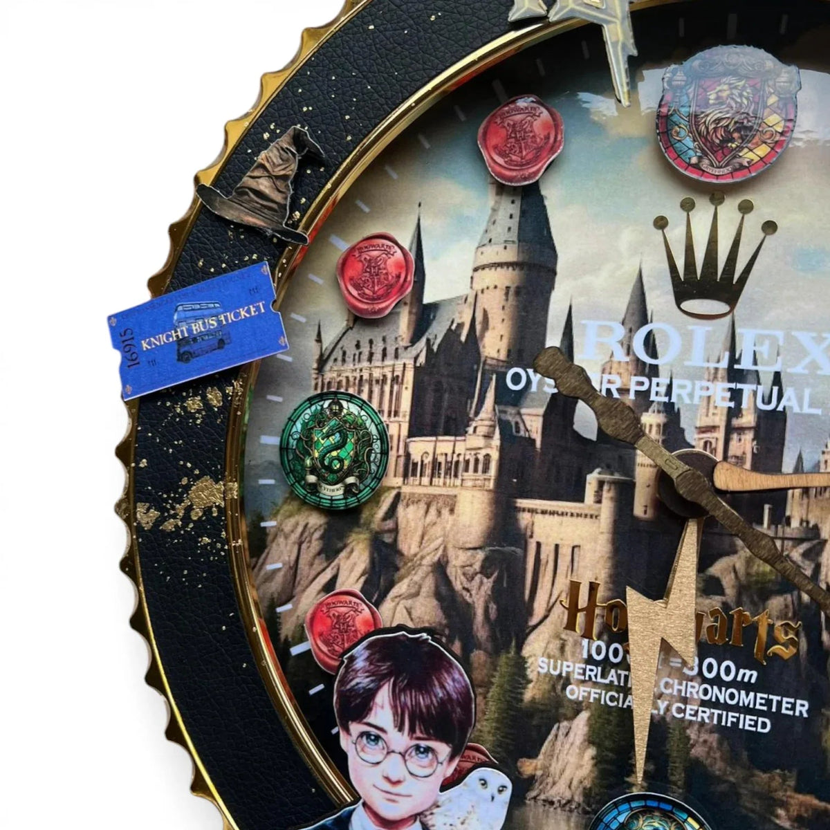 Orologio da Parete Custom Pop Art – Hogwarts x Harry Potter