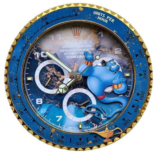 Orologio “Magic Time – Daytona Genie Edition” Custom da Parete - Moon24