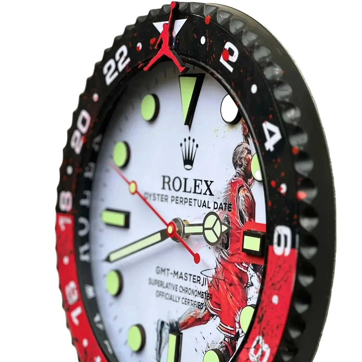 Orologio “Air Time – GMT Master Jump” Custom da Parete - Moon24