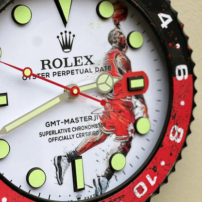 Orologio “Air Time – GMT Master Jump” Custom da Parete - Moon24