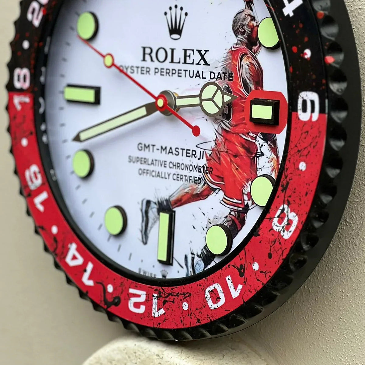 Orologio “Air Time – GMT Master Jump” Custom da Parete - Moon24