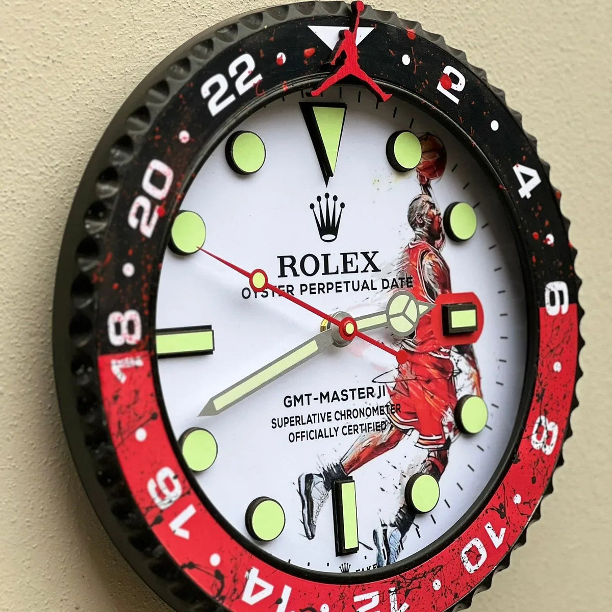 Orologio “Air Time – GMT Master Jump” Custom da Parete - Moon24