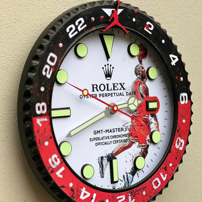 Orologio “Air Time – GMT Master Jump” Custom da Parete - Moon24