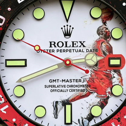 Orologio “Air Time – GMT Master Jump” Custom da Parete - Moon24