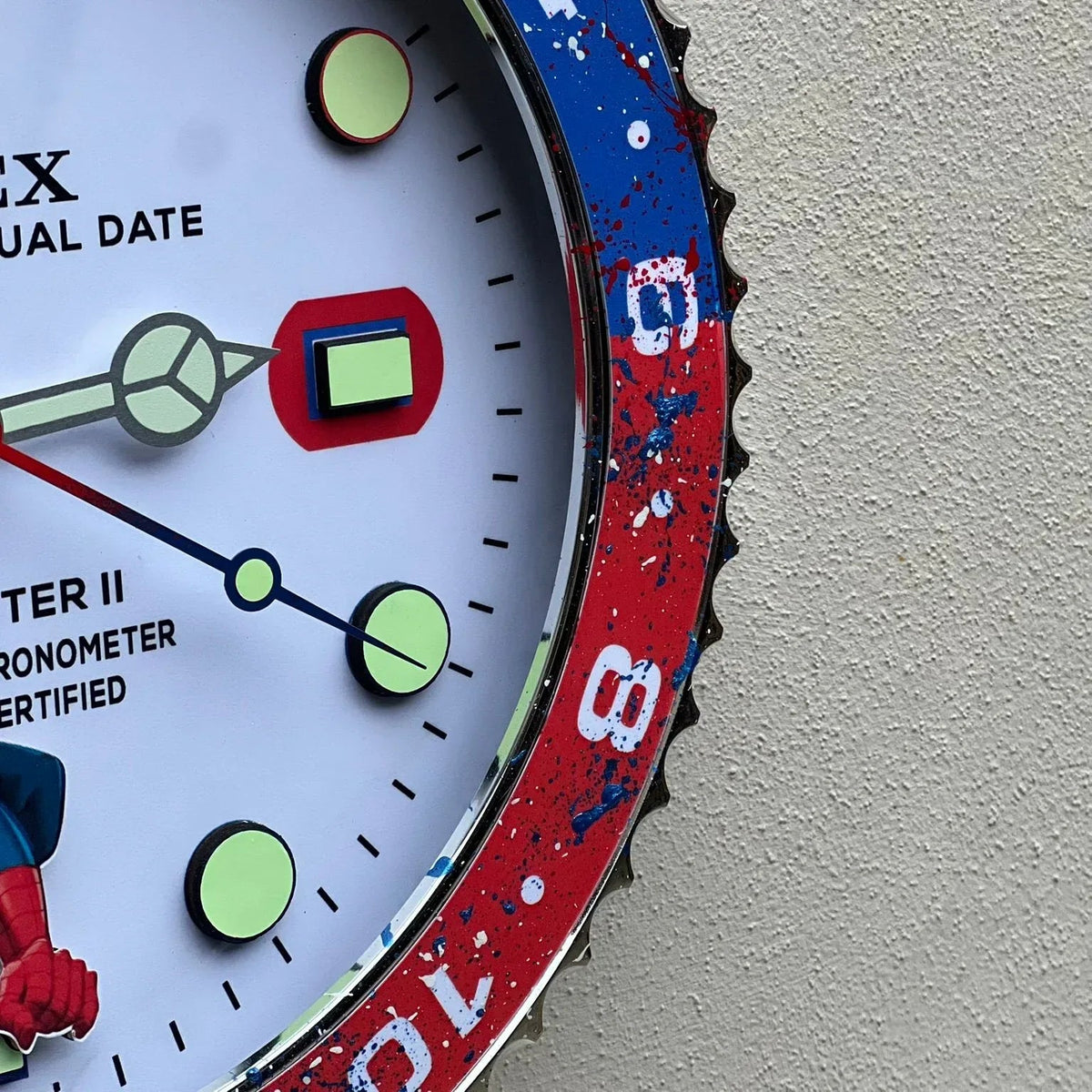 Orologio “Time Swing – Gmt Spider ” Custom da Parete - Moon24