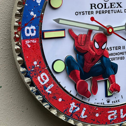 Orologio “Time Swing – Gmt Spider ” Custom da Parete - Moon24