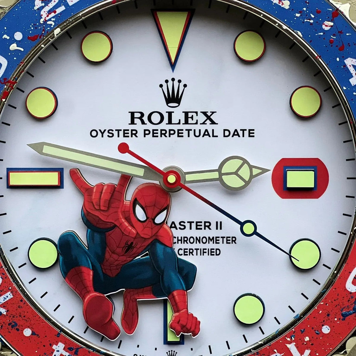 Orologio “Time Swing – Gmt Spider ” Custom da Parete - Moon24