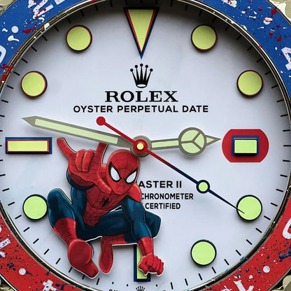 Orologio “Time Swing – Gmt Spider ” Custom da Parete - Moon24