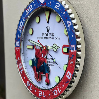 Orologio “Time Swing – Gmt Spider ” Custom da Parete - Moon24