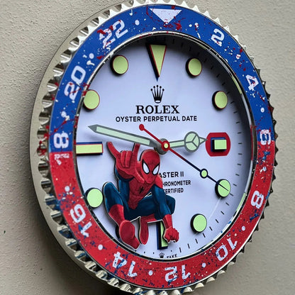Orologio “Time Swing – Gmt Spider ” Custom da Parete - Moon24