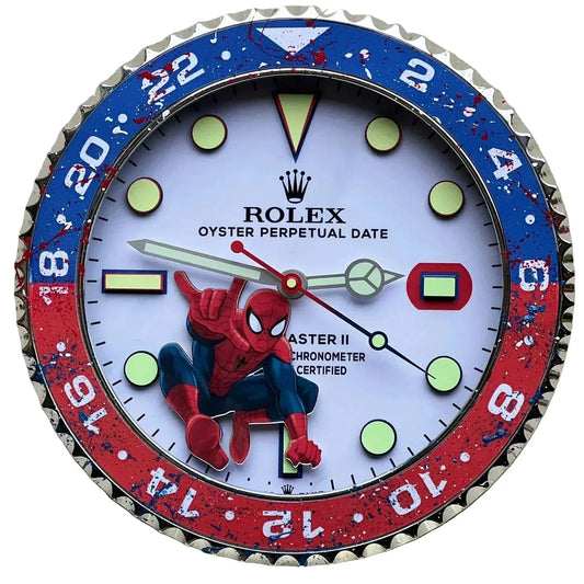 Orologio “Time Swing – Gmt Spider ” Custom da Parete - Moon24
