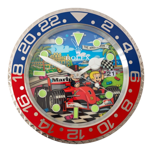 Orologio da Parete Pop Art – Monaco Millionaire Gmt Edition