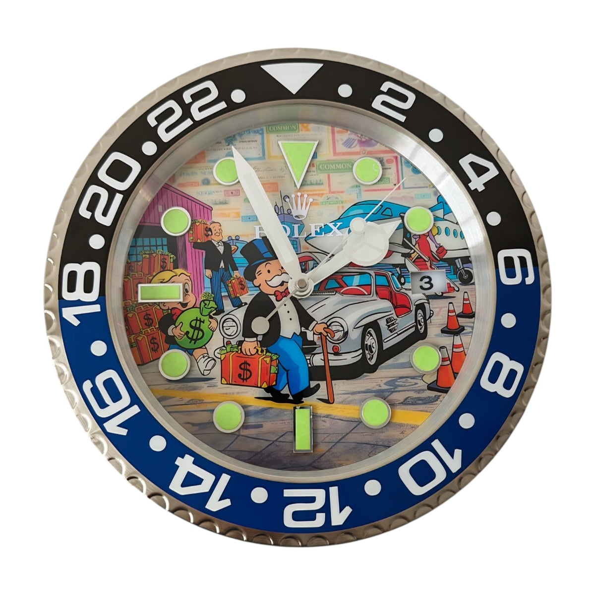 Orologio da Parete Pop Art – First Class of Monopoly Gmt Edition
