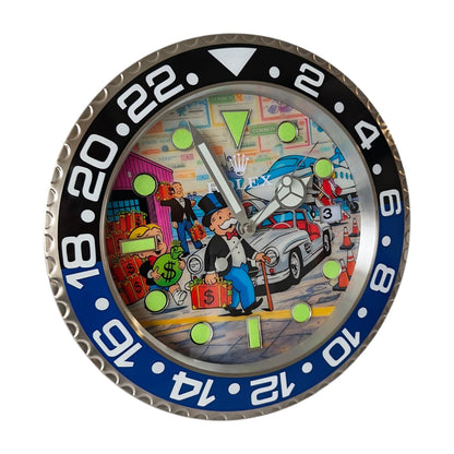 Orologio da Parete Pop Art – First Class of Monopoly Gmt Edition