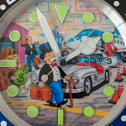 Orologio da Parete Pop Art – First Class of Monopoly Gmt Edition