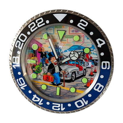 Orologio da Parete Pop Art – First Class of Monopoly Gmt Edition