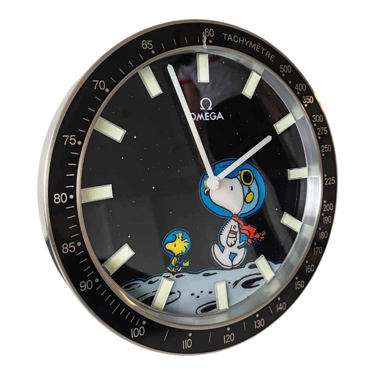 Orologio da Parete Pop Art – Moon Mission Snoopy Omega Speedmaster Edition