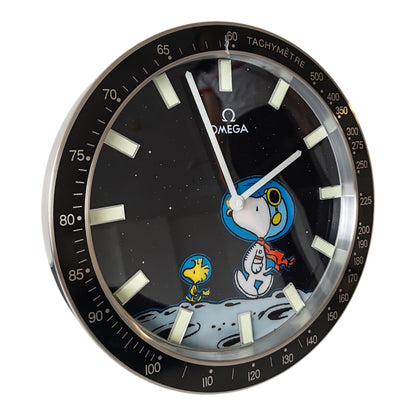 Orologio da Parete Pop Art – Moon Mission Snoopy Omega Speedmaster Edition