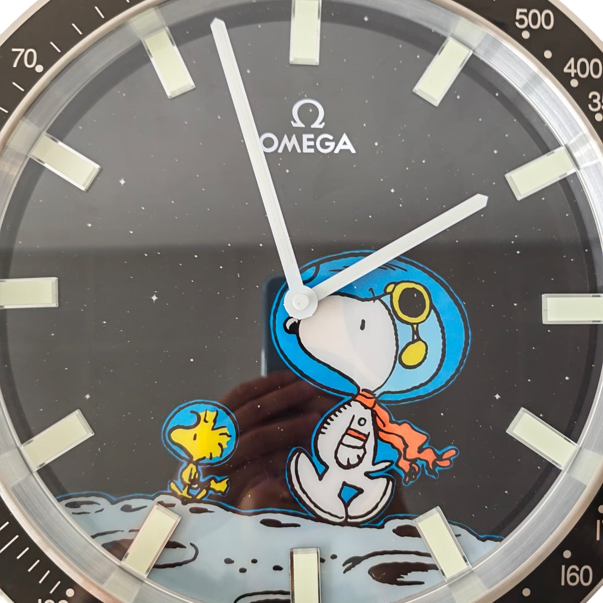 Orologio da Parete Pop Art – Moon Mission Snoopy Omega Speedmaster Edition