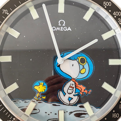 Orologio da Parete Pop Art – Moon Mission Snoopy Omega Speedmaster Edition