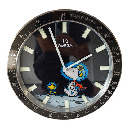 Orologio da Parete Pop Art – Moon Mission Snoopy Omega Speedmaster Edition