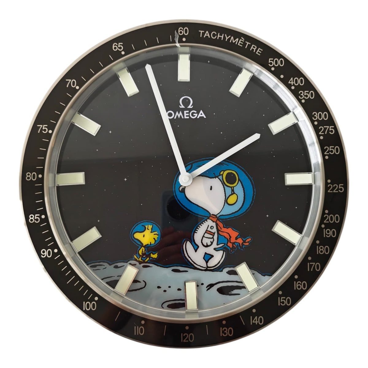 Orologio da Parete Pop Art – Moon Mission Snoopy Omega Speedmaster Edition