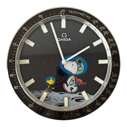 Orologio da Parete Pop Art – Moon Mission Snoopy Omega Speedmaster Edition